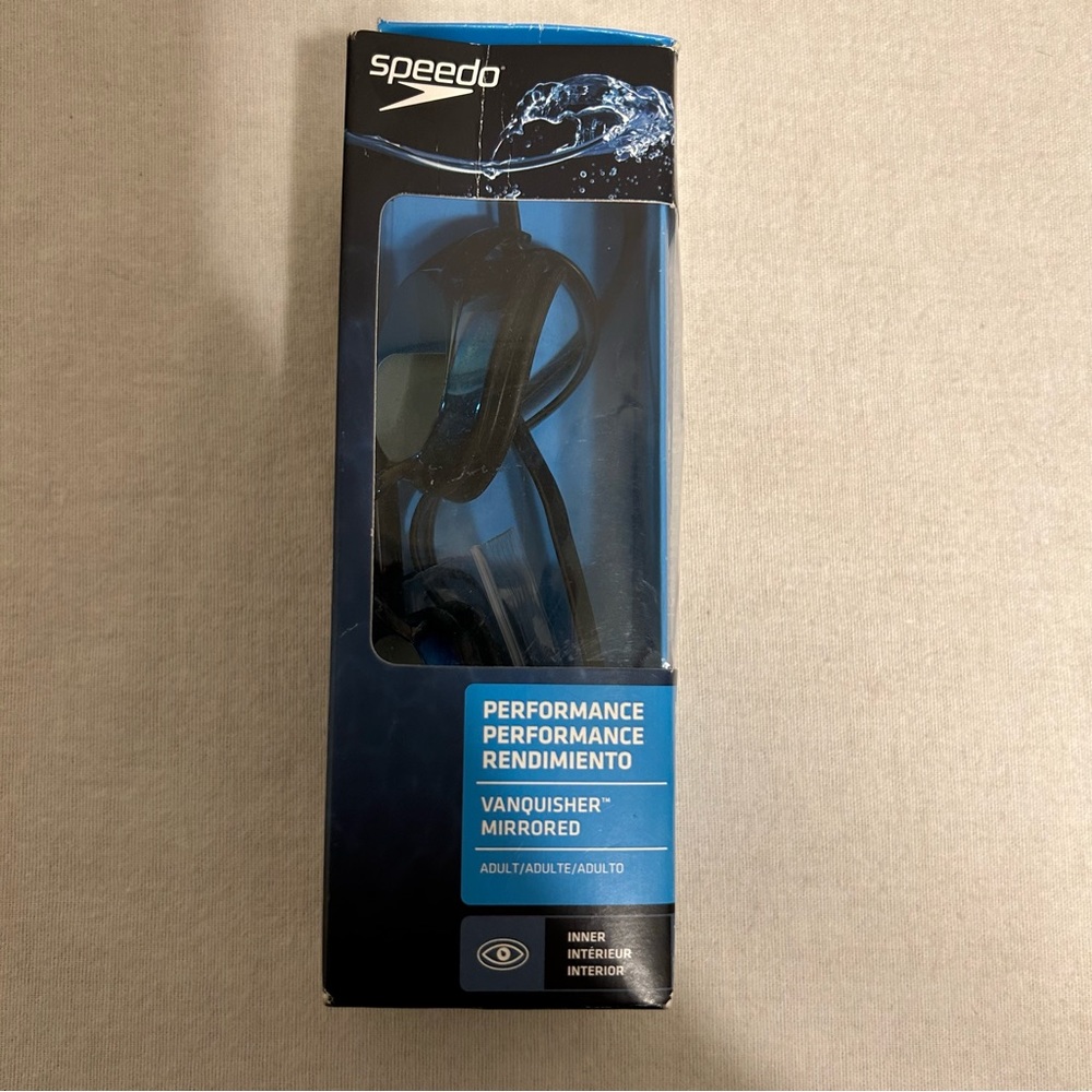 Speedo Performance Vanquished Mirrored Deep Gold